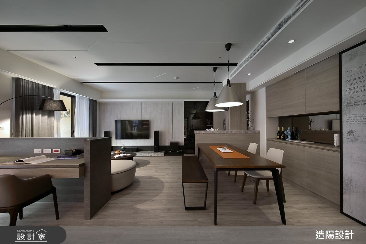 56坪新成屋(5年以下)＿現代風客廳餐廳案例圖片＿造陽設計＿造陽_學者旅程之10