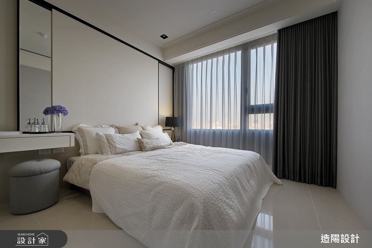 47坪新成屋(5年以下)＿現代風臥室案例圖片＿造陽設計＿造陽_淨雲素居之14