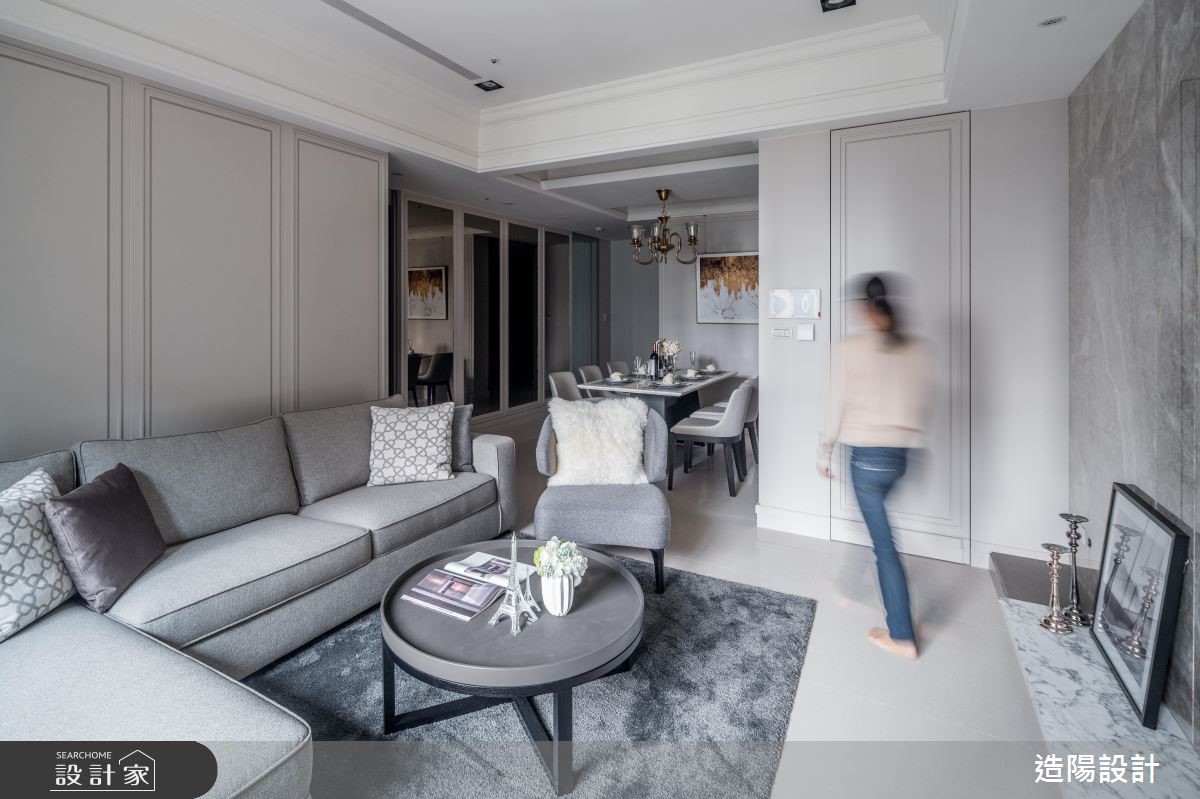 新成屋(5年以下)＿新古典客廳案例圖片＿造陽設計＿造陽_簡雅・語線之1
