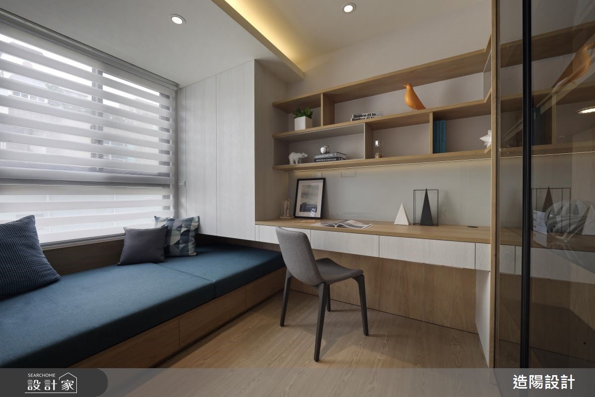 48坪新成屋(5年以下)＿現代風書房臥榻案例圖片＿造陽設計＿造陽_序光之居之14