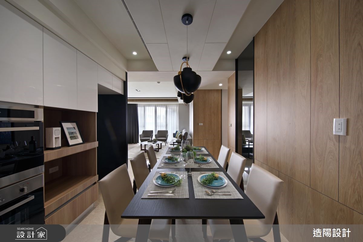 48坪新成屋(5年以下)＿現代風餐廳案例圖片＿造陽設計＿造陽_序光之居之13
