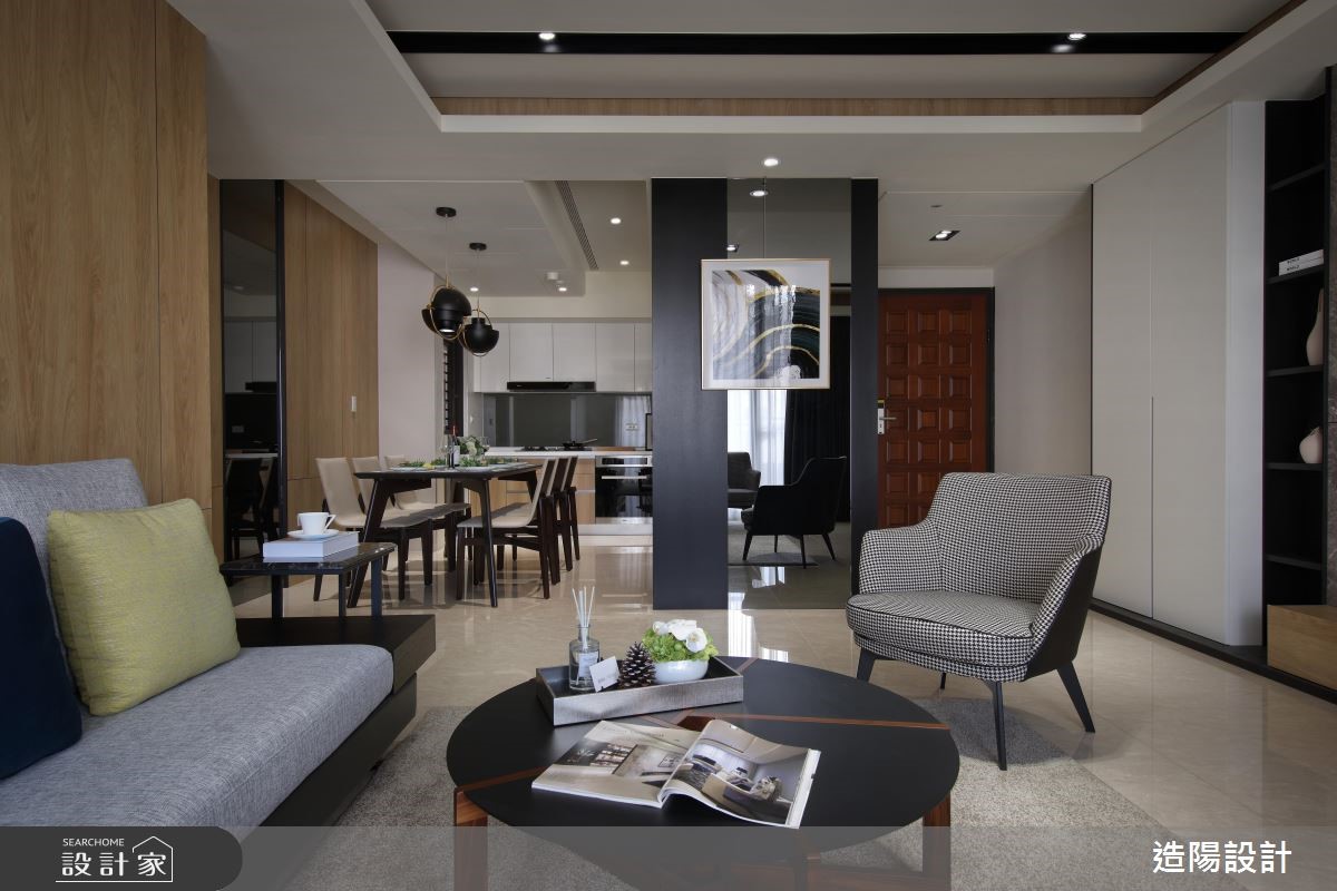 48坪新成屋(5年以下)＿現代風客廳案例圖片＿造陽設計＿造陽_序光之居之9