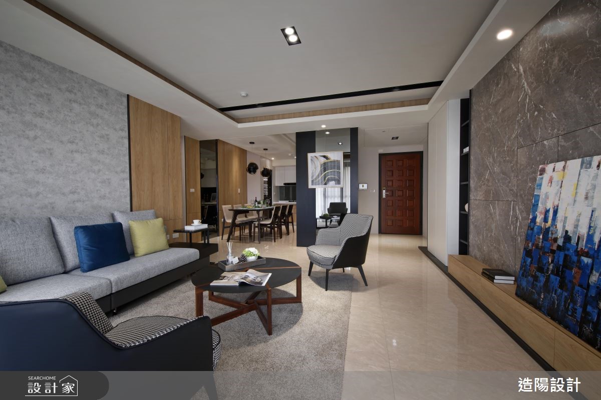 48坪新成屋(5年以下)＿現代風客廳案例圖片＿造陽設計＿造陽_序光之居之8