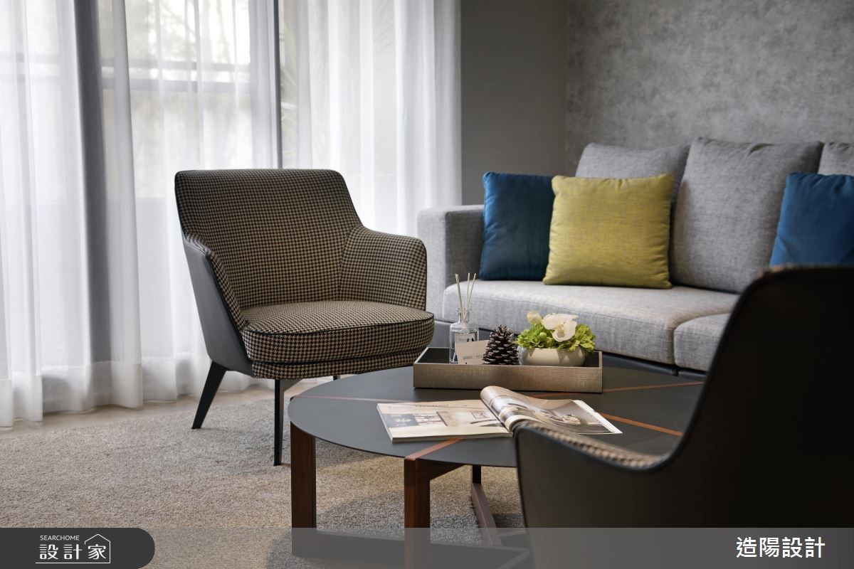 48坪新成屋(5年以下)＿現代風客廳案例圖片＿造陽設計＿造陽_序光之居之7
