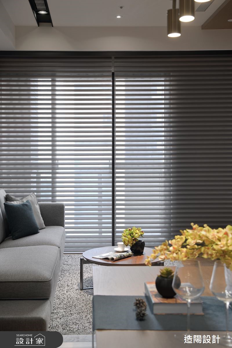 38坪新成屋(5年以下)＿現代風客廳案例圖片＿造陽設計＿造陽_隱光雅築之17