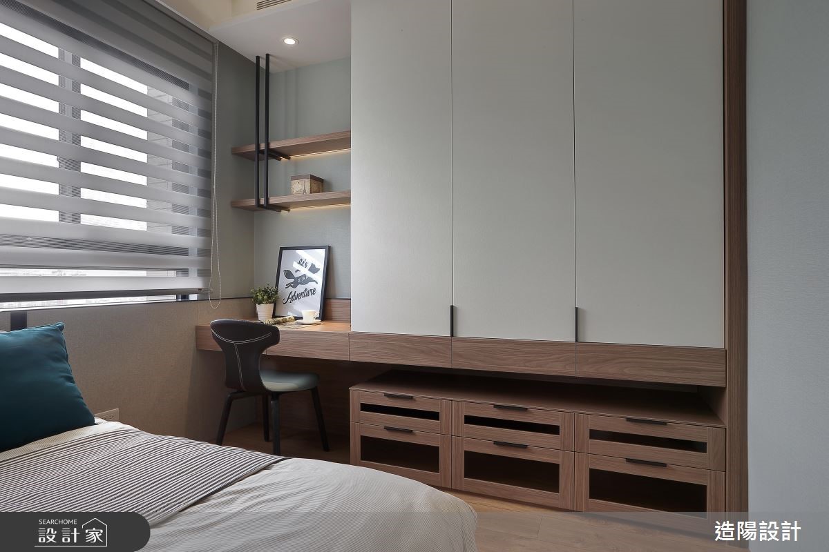 38坪新成屋(5年以下)＿現代風臥室案例圖片＿造陽設計＿造陽_隱光雅築之27