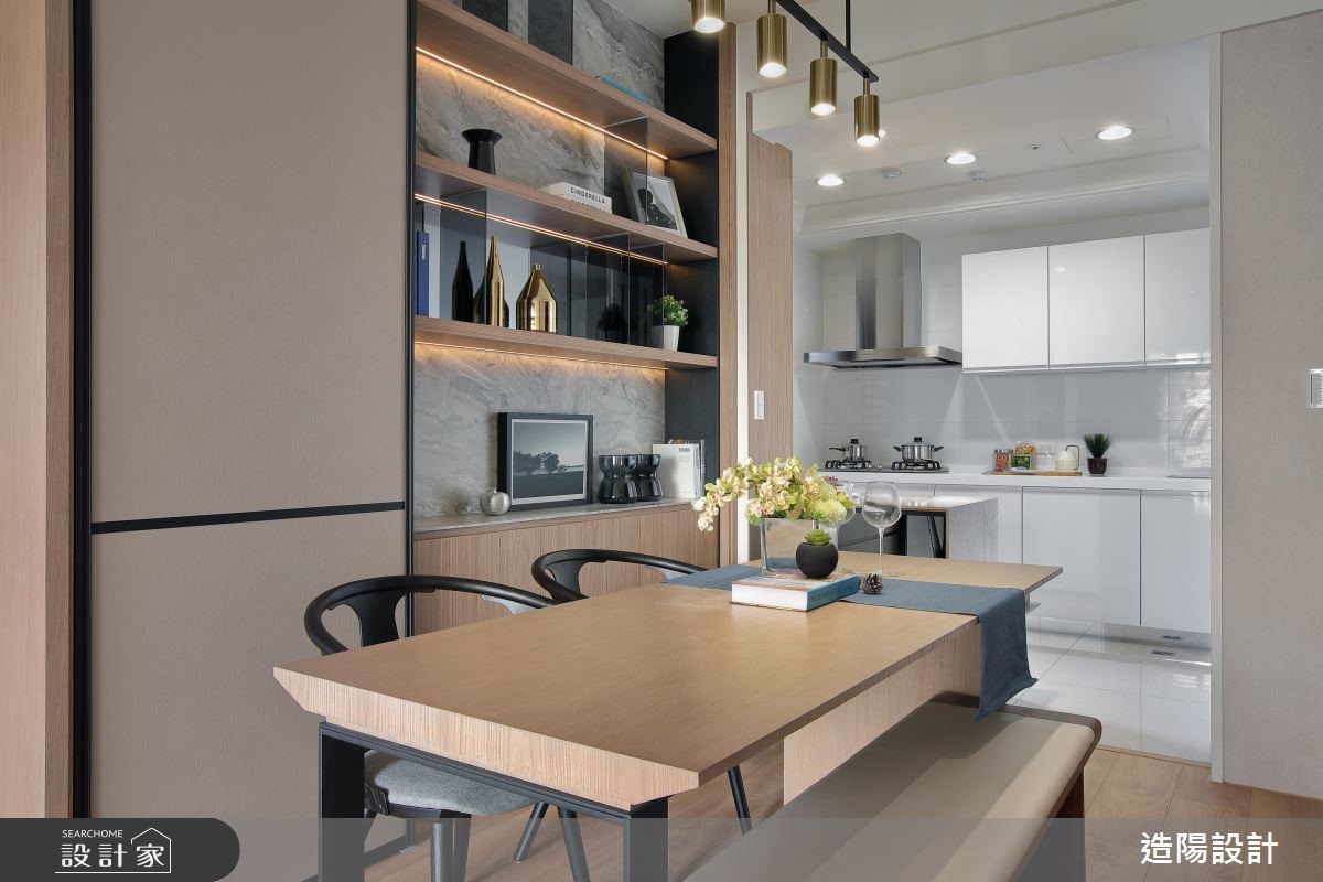 38坪新成屋(5年以下)＿現代風餐廳案例圖片＿造陽設計＿造陽_隱光雅築之5