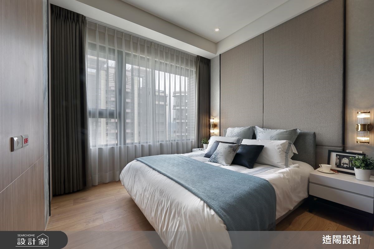 38坪新成屋(5年以下)＿現代風臥室案例圖片＿造陽設計＿造陽_隱光雅築之19