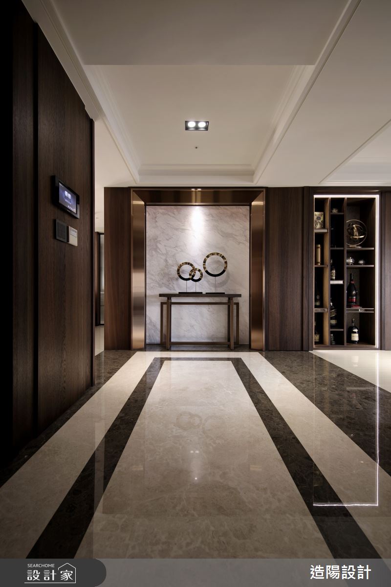 120坪新成屋(5年以下)＿新古典玄關案例圖片＿造陽設計＿造陽_映隱之居之1