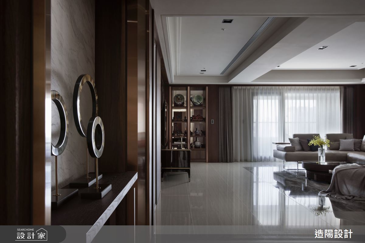 120坪新成屋(5年以下)＿新古典客廳案例圖片＿造陽設計＿造陽_映隱之居之3