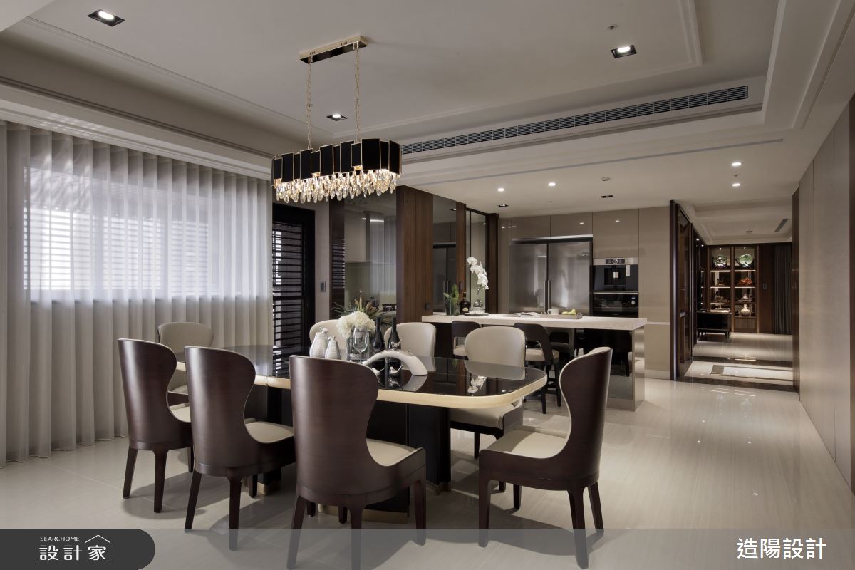 120坪新成屋(5年以下)＿新古典餐廳案例圖片＿造陽設計＿造陽_映隱之居之11