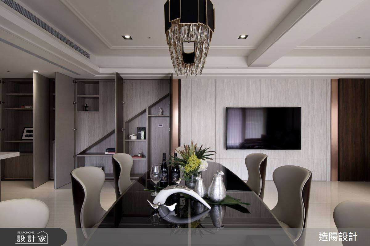 120坪新成屋(5年以下)＿新古典餐廳案例圖片＿造陽設計＿造陽_映隱之居之14