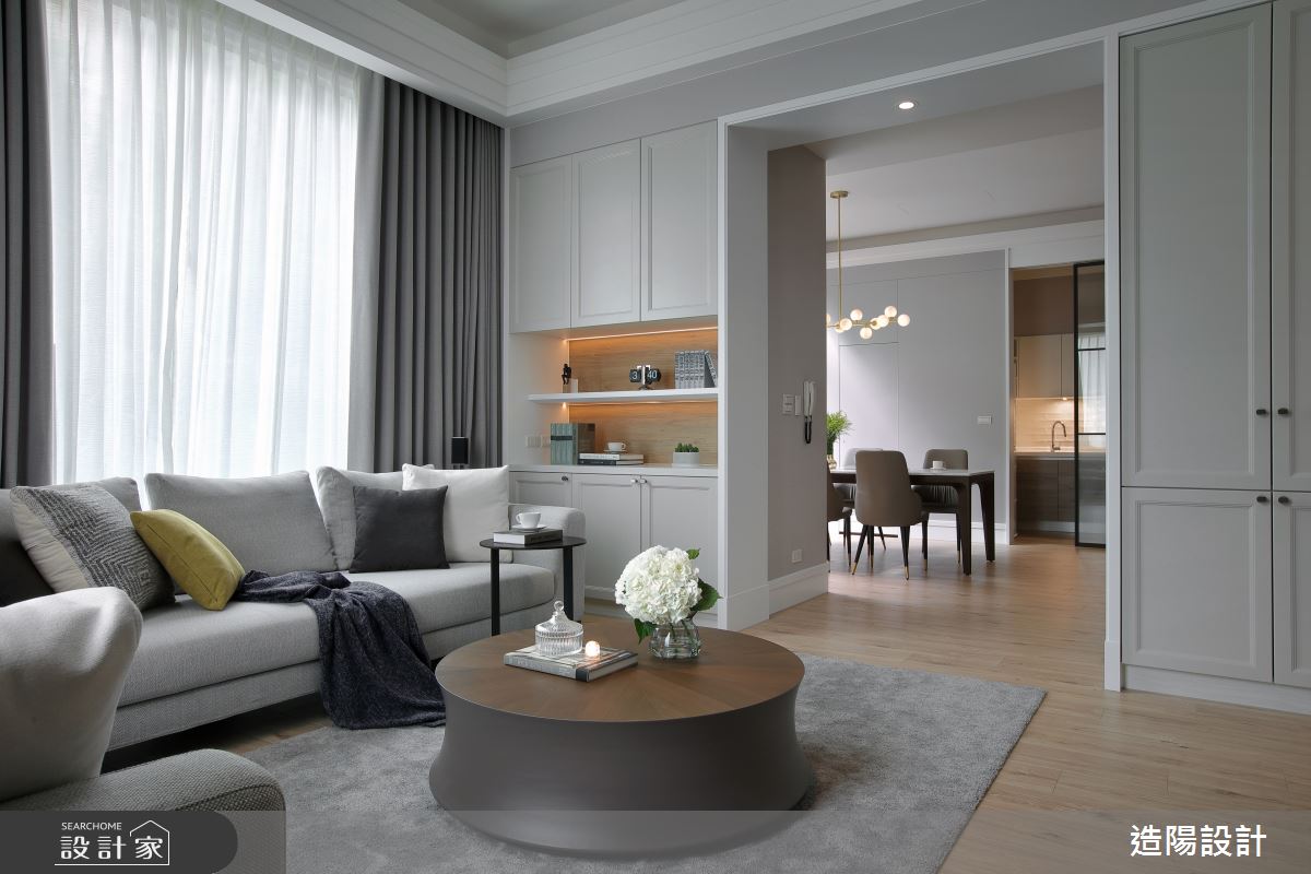 76坪老屋(16~30年)＿美式風客廳案例圖片＿造陽設計＿造陽_沐睦美墅之4
