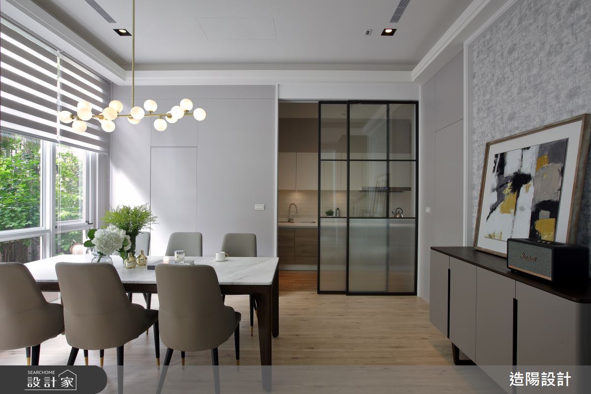 76坪老屋(16~30年)＿美式風餐廳案例圖片＿造陽設計＿造陽_沐睦美墅之10