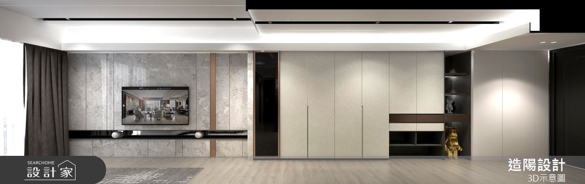 39坪預售屋＿現代風案例圖片＿造陽設計＿造陽_湮水斜陽之1