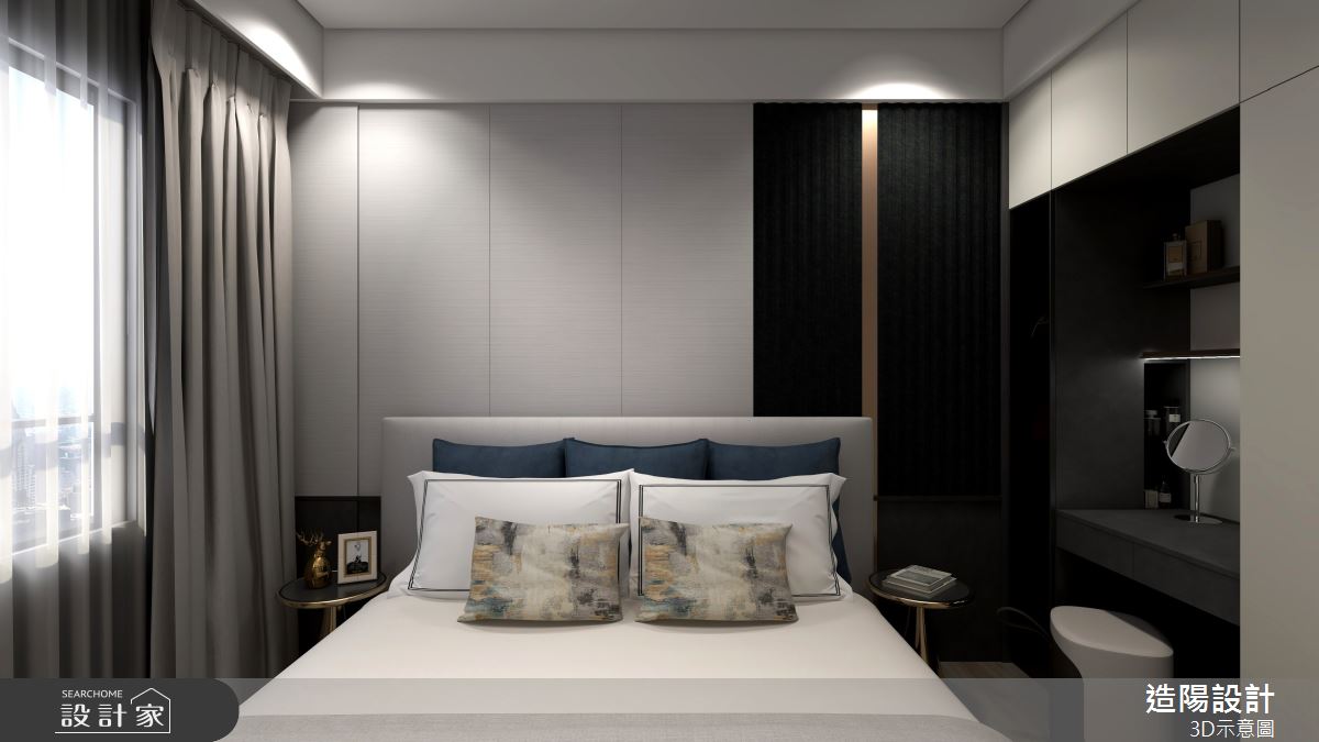 39坪預售屋＿現代風臥室案例圖片＿造陽設計＿造陽_湮水斜陽之12