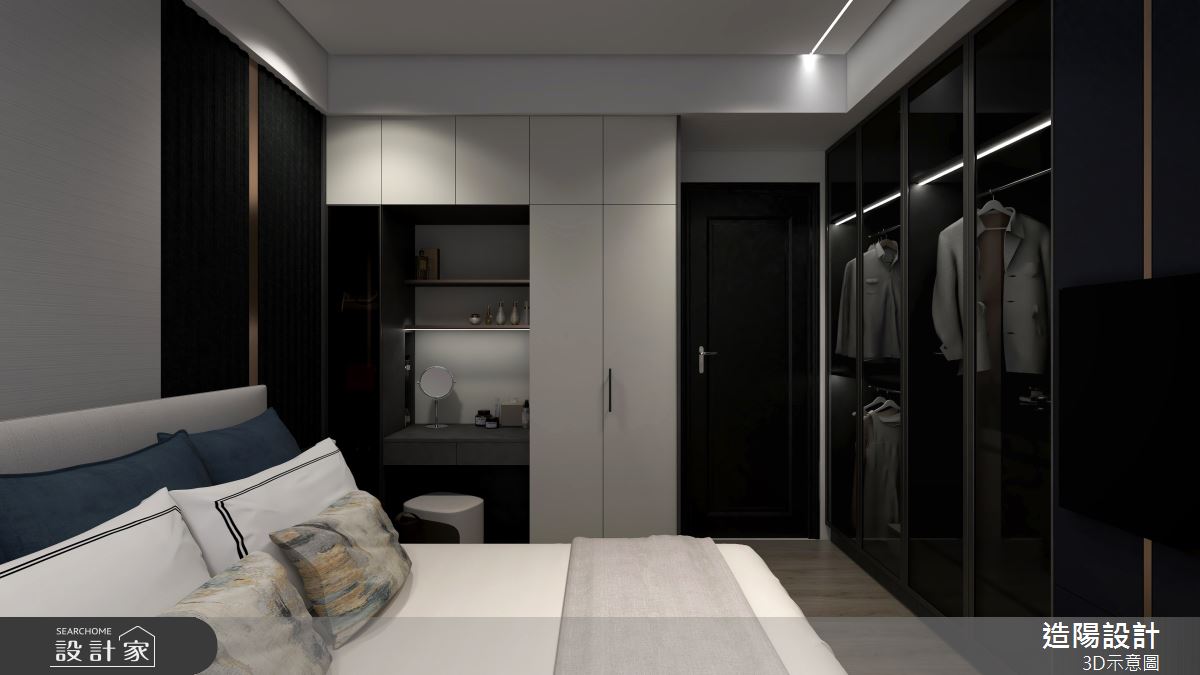 39坪預售屋＿現代風臥室案例圖片＿造陽設計＿造陽_湮水斜陽之13