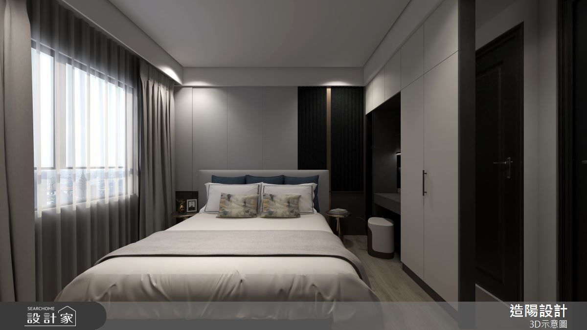 39坪預售屋＿現代風臥室案例圖片＿造陽設計＿造陽_湮水斜陽之14