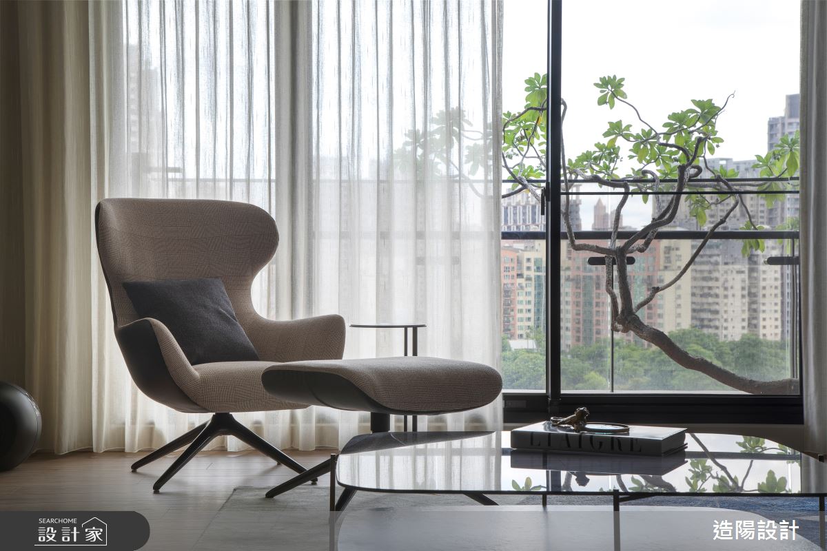 79坪新成屋(5年以下)＿現代風客廳陽台案例圖片＿造陽設計＿造陽_流光爍石之2