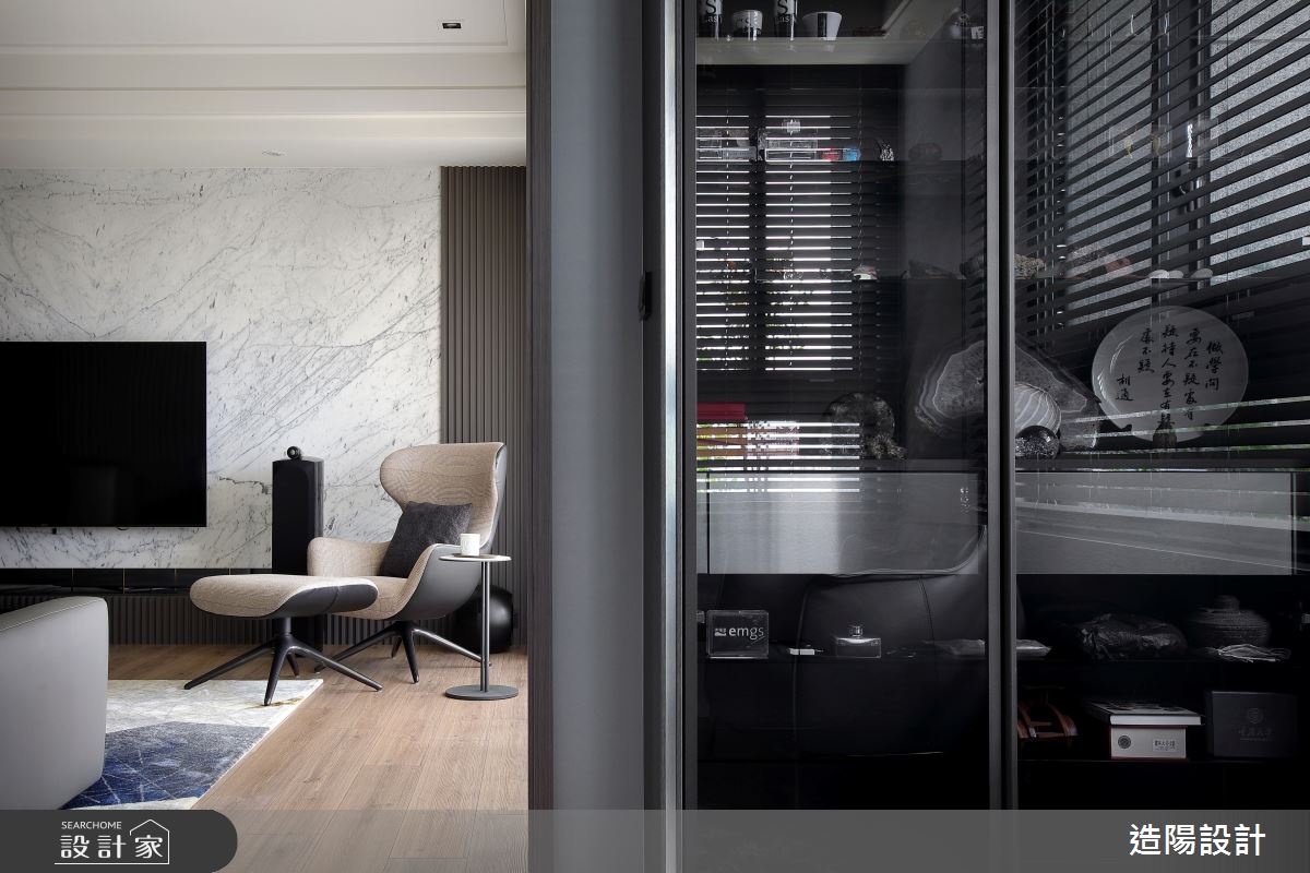 79坪新成屋(5年以下)＿現代風客廳案例圖片＿造陽設計＿造陽_流光爍石之8