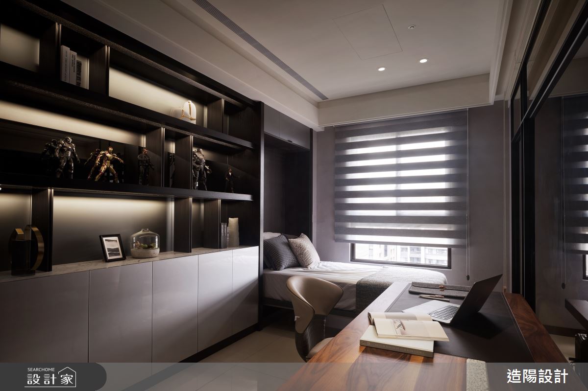 76坪新成屋(5年以下)＿新古典書房多功能室案例圖片＿造陽設計＿造陽_解構界限之8