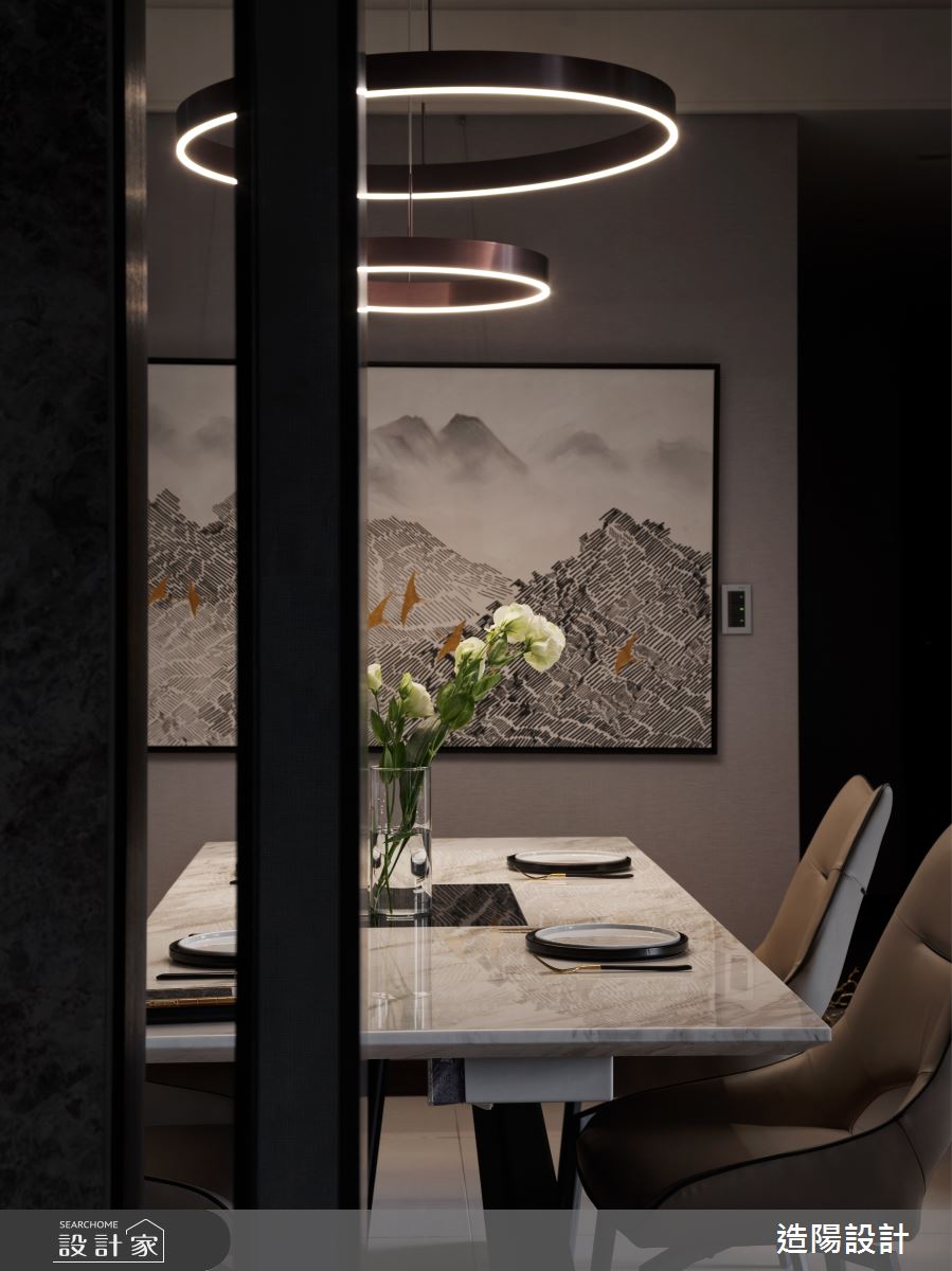 76坪新成屋(5年以下)＿新古典餐廳案例圖片＿造陽設計＿造陽_解構界限之7