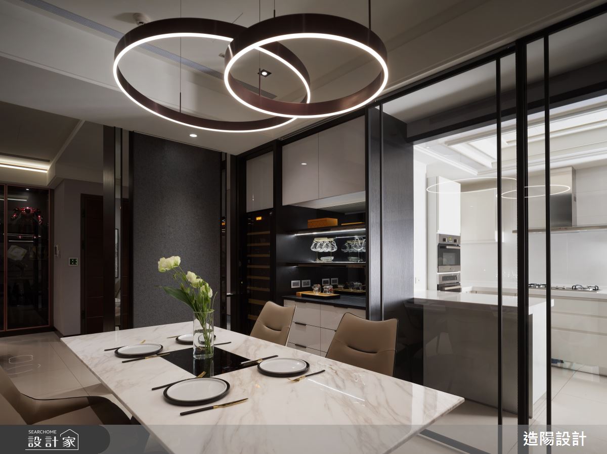 76坪新成屋(5年以下)＿新古典餐廳案例圖片＿造陽設計＿造陽_解構界限之6