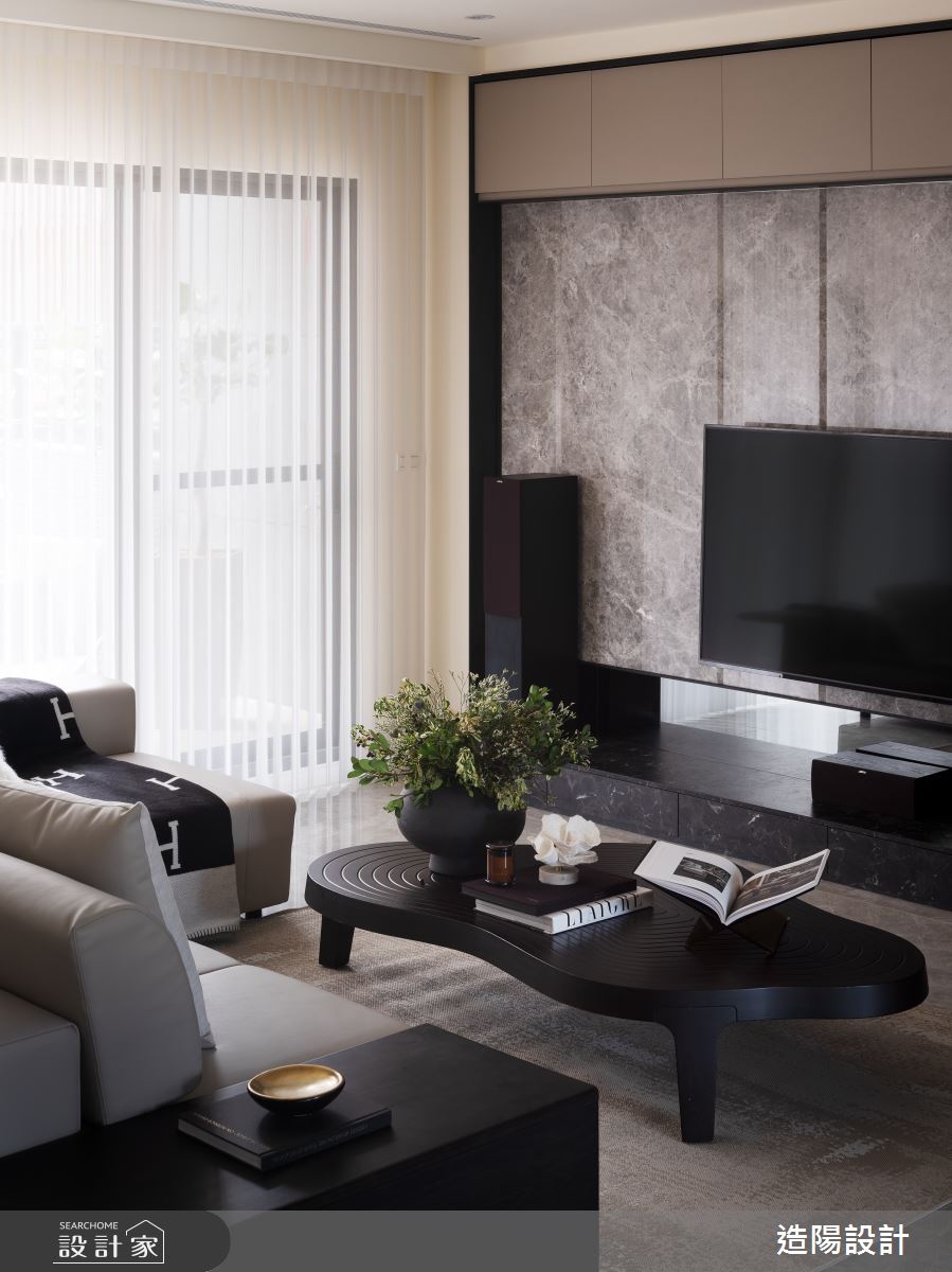 85坪新成屋(5年以下)＿現代風客廳案例圖片＿造陽設計＿造陽_霽景重陽之7