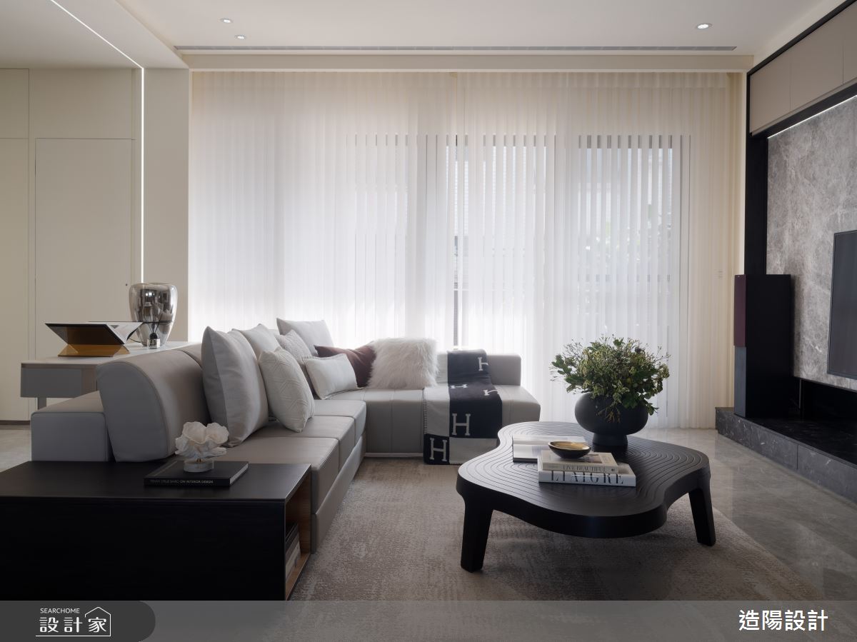 85坪新成屋(5年以下)＿現代風客廳案例圖片＿造陽設計＿造陽_霽景重陽之12