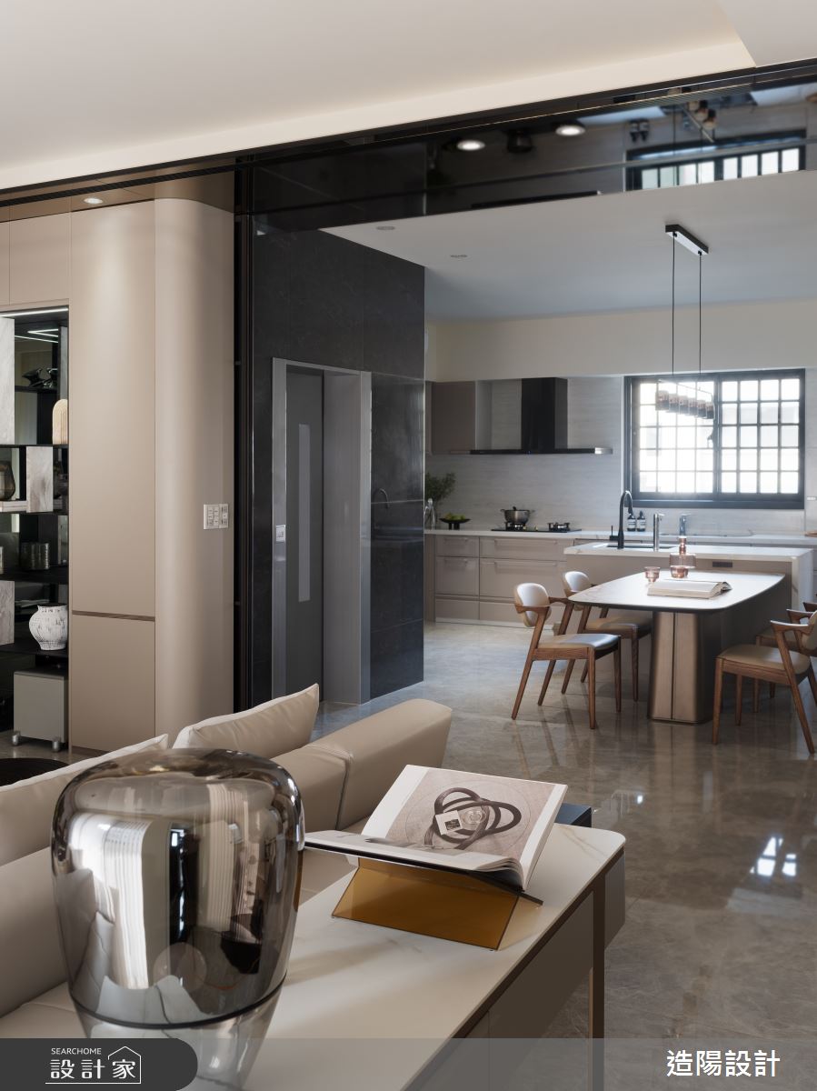 85坪新成屋(5年以下)＿現代風餐廳廚房案例圖片＿造陽設計＿造陽_霽景重陽之13