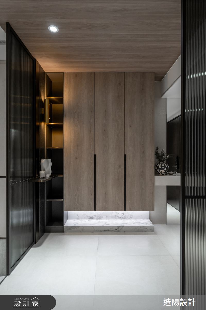 70坪毛胚屋＿現代風玄關案例圖片＿造陽設計＿造陽_餘音嫋嫋之1