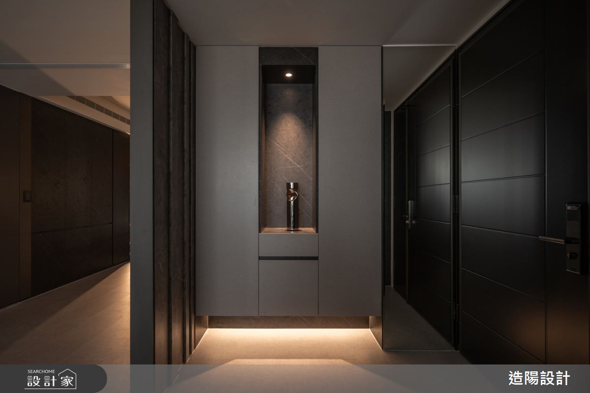 新成屋(5年以下)＿現代風玄關案例圖片＿造陽設計＿造陽_京綻映邸之1