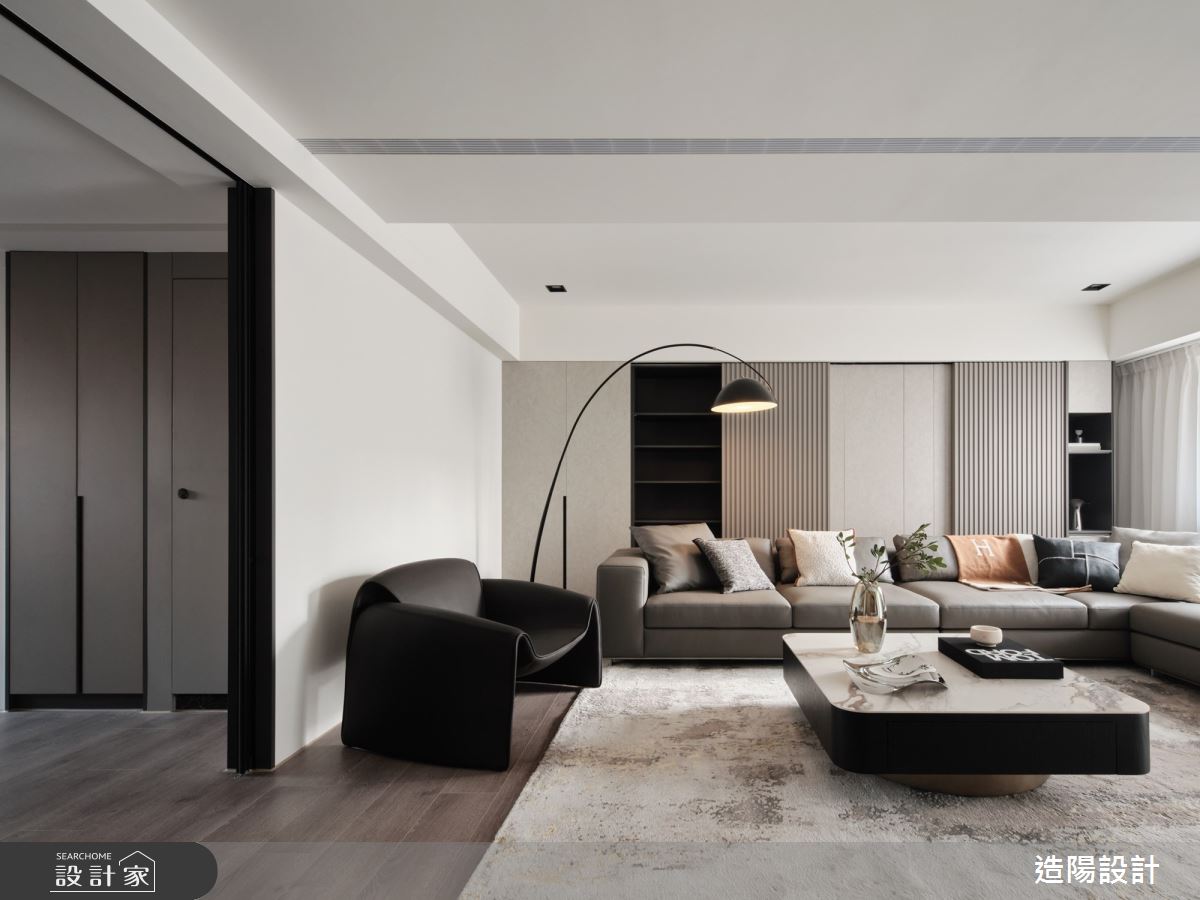 68坪老屋(16~30年)＿現代風客廳案例圖片＿造陽設計＿造陽_尚仁隱居之2