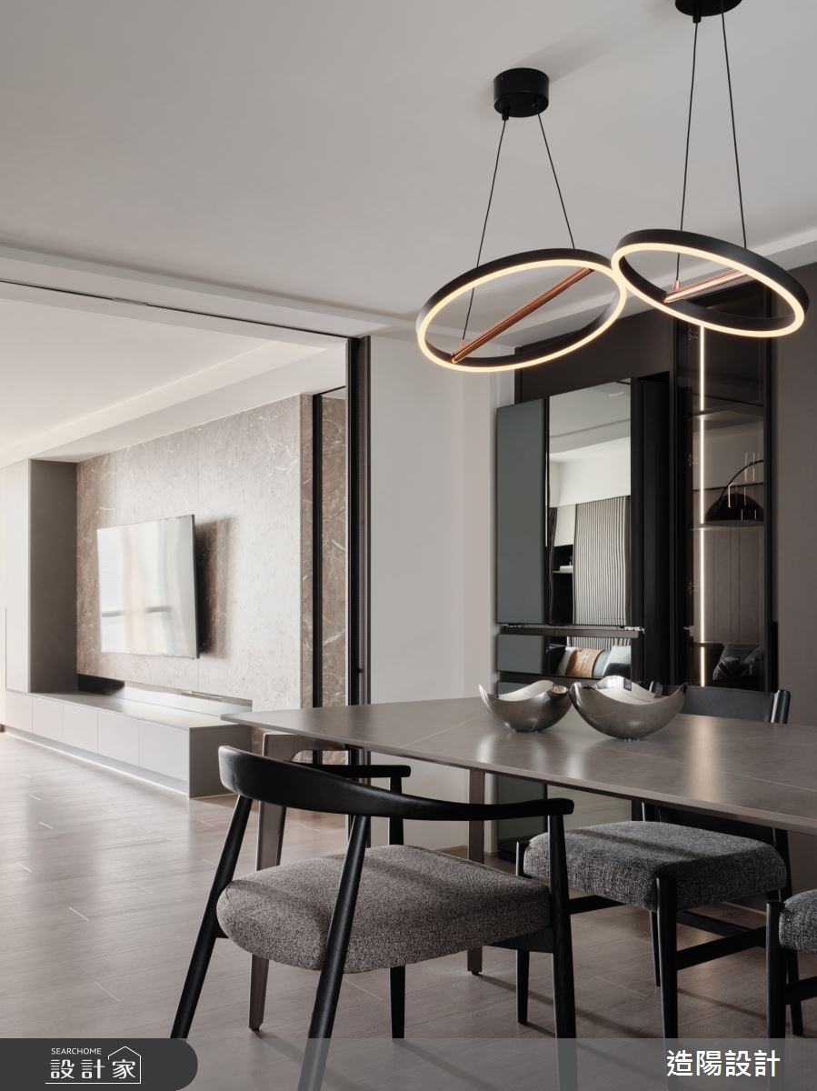 68坪老屋(16~30年)＿現代風客廳餐廳案例圖片＿造陽設計＿造陽_尚仁隱居之8