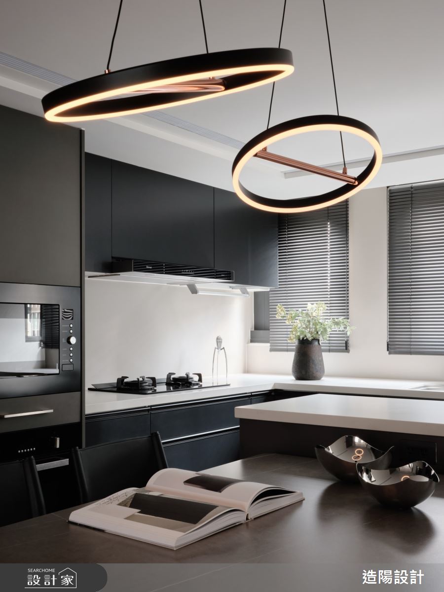 68坪老屋(16~30年)＿現代風餐廳廚房中島案例圖片＿造陽設計＿造陽_尚仁隱居之11