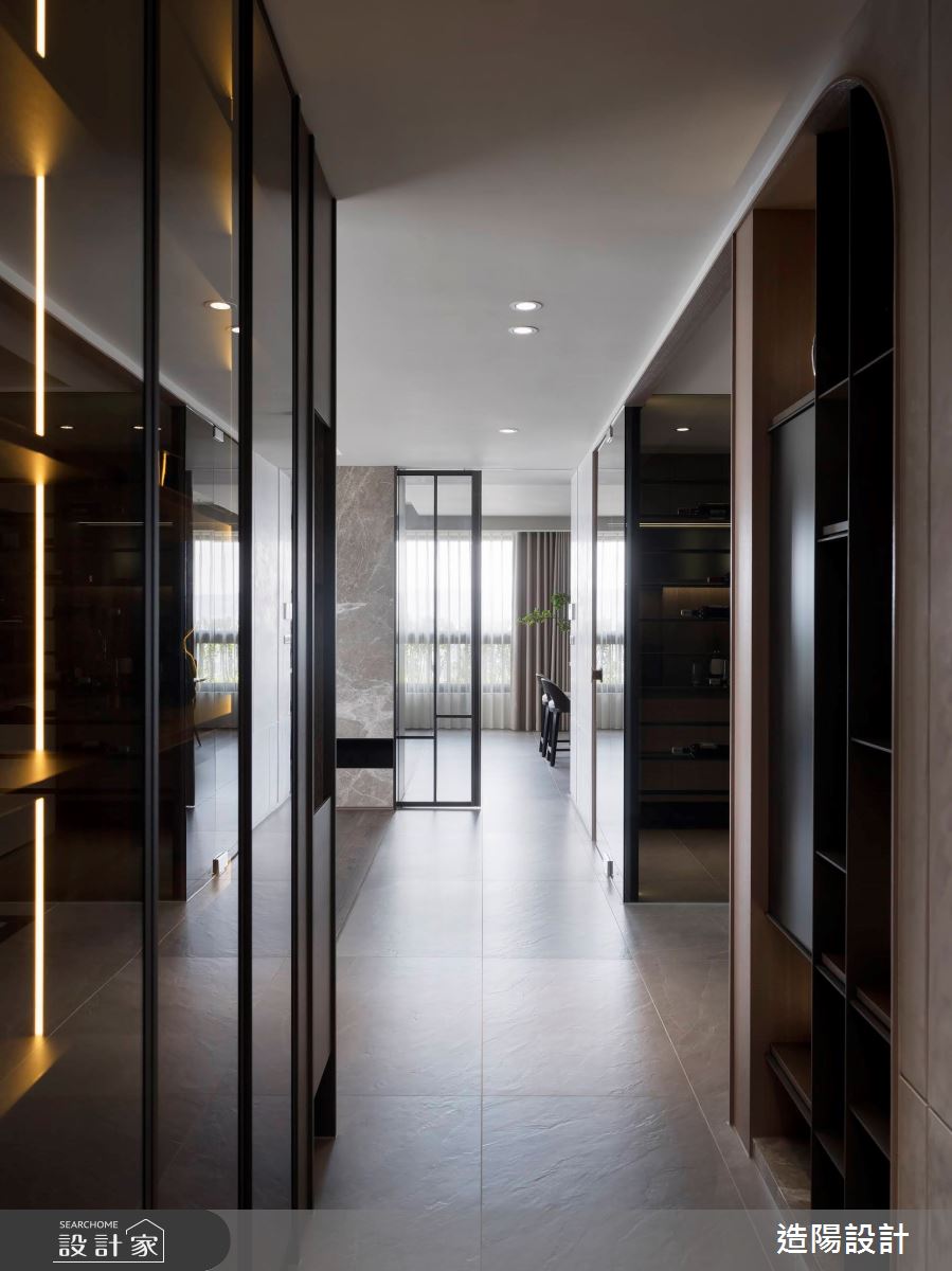 新成屋(5年以下)＿現代風走廊案例圖片＿造陽設計＿造陽_夜銀河靜之12