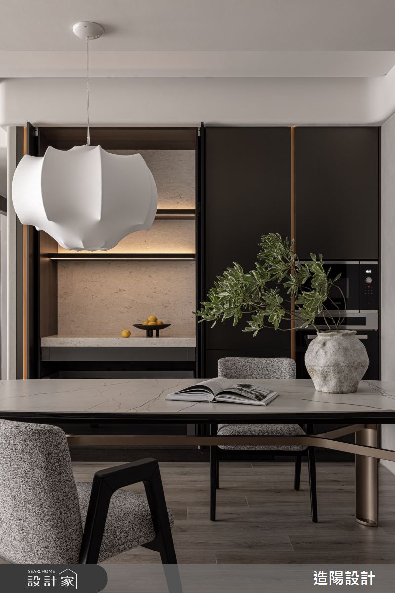 48坪新成屋(5年以下)＿現代風餐廳案例圖片＿造陽設計＿造陽_靜謐之1