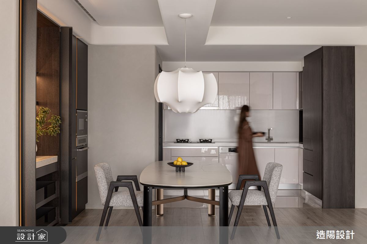 48坪新成屋(5年以下)＿現代風餐廳廚房案例圖片＿造陽設計＿造陽_靜謐之14