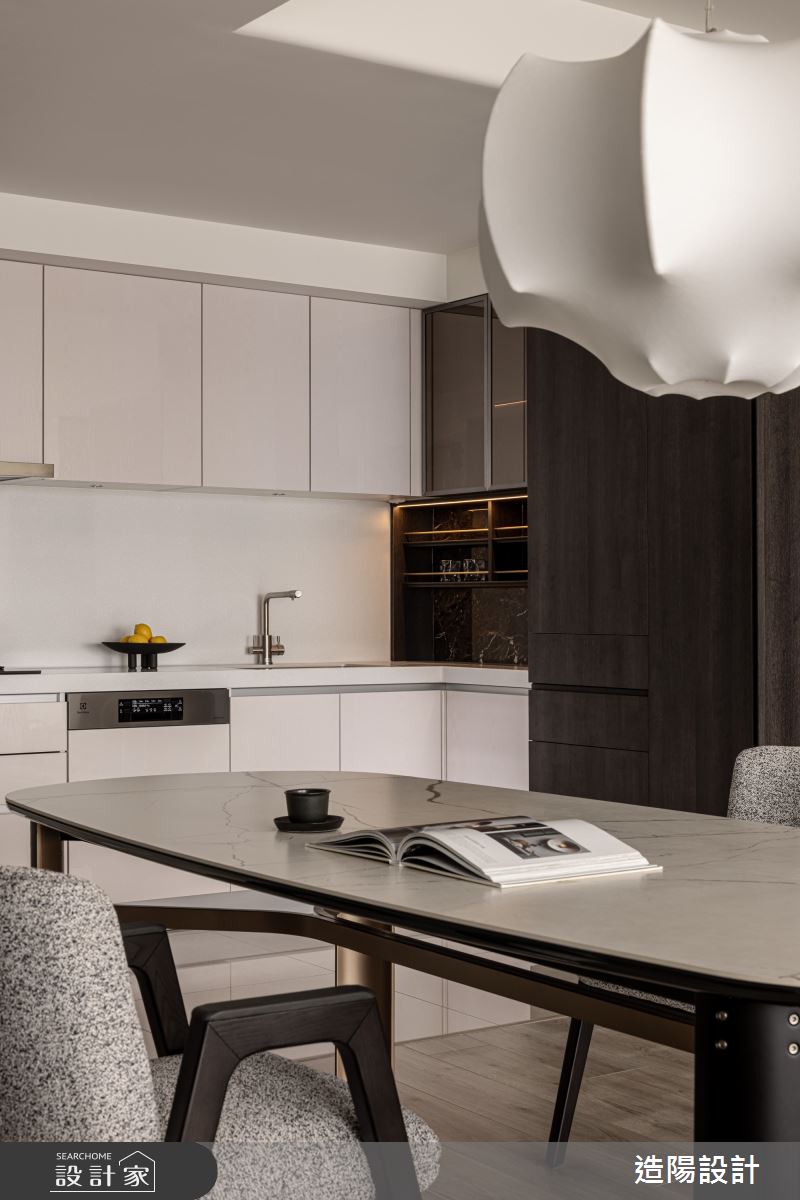 48坪新成屋(5年以下)＿現代風餐廳廚房案例圖片＿造陽設計＿造陽_靜謐之15