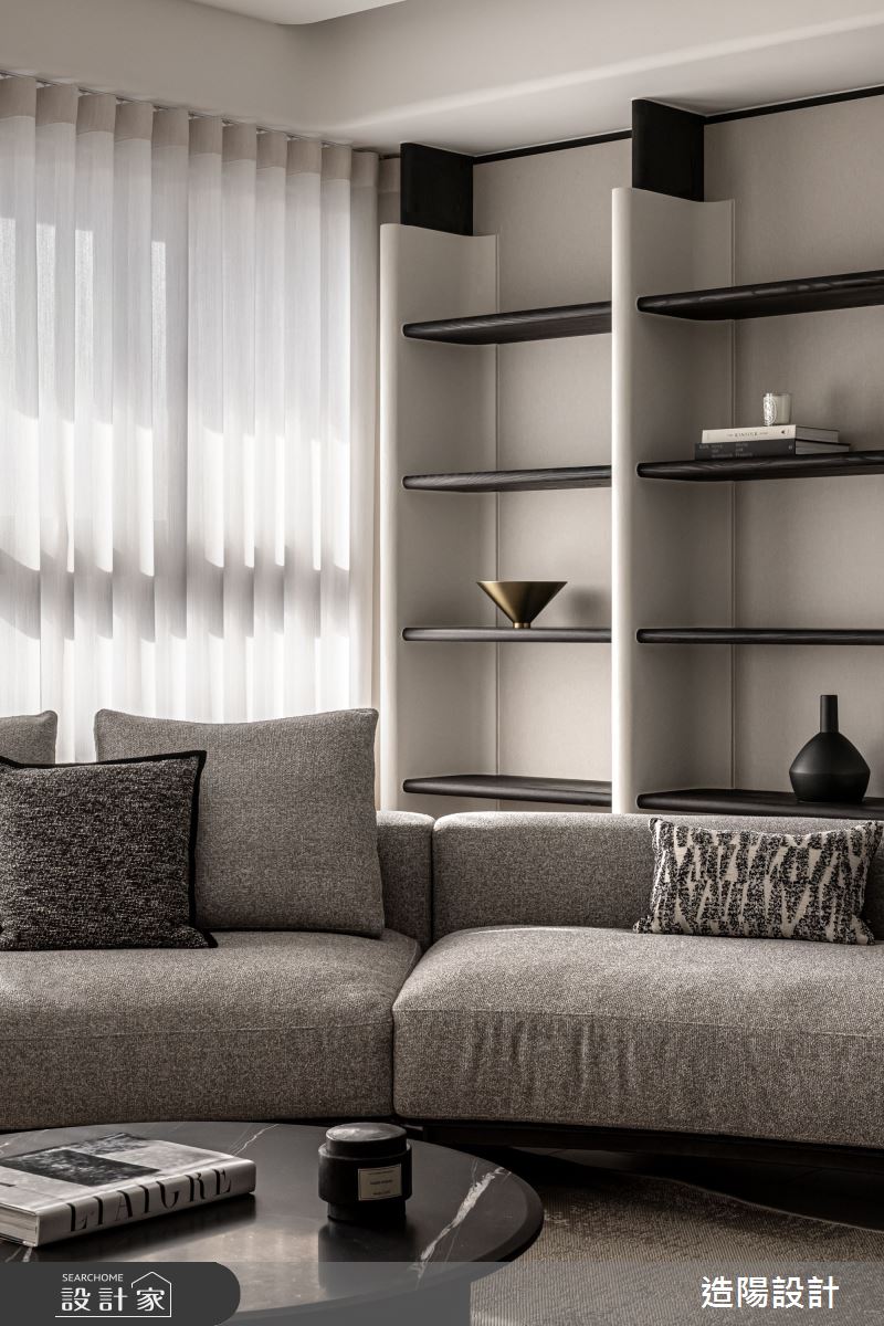 48坪新成屋(5年以下)＿現代風客廳案例圖片＿造陽設計＿造陽_靜謐之8