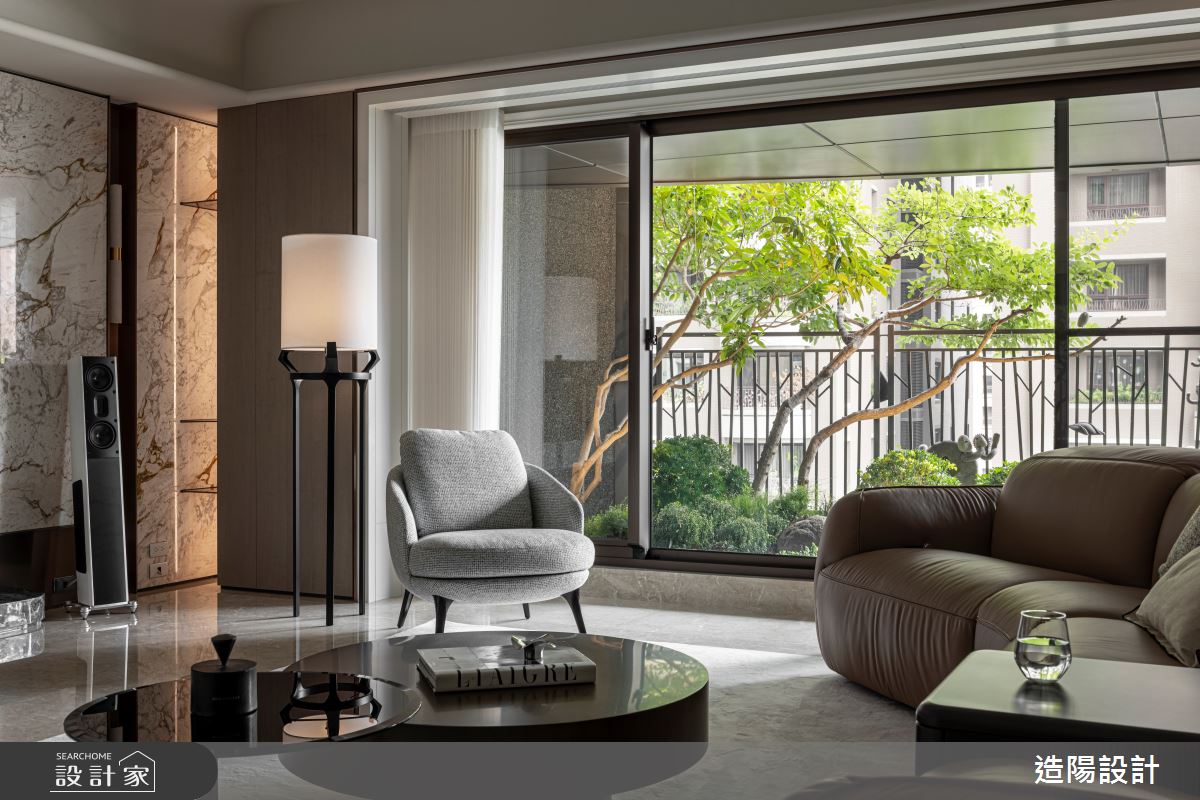 155坪新古屋(10年以下)＿現代風客廳案例圖片＿造陽設計＿造陽_Light in Harmony 拾光續境之4