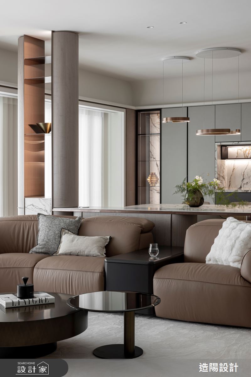 155坪新古屋(10年以下)＿現代風客廳案例圖片＿造陽設計＿造陽_Light in Harmony 拾光續境之7