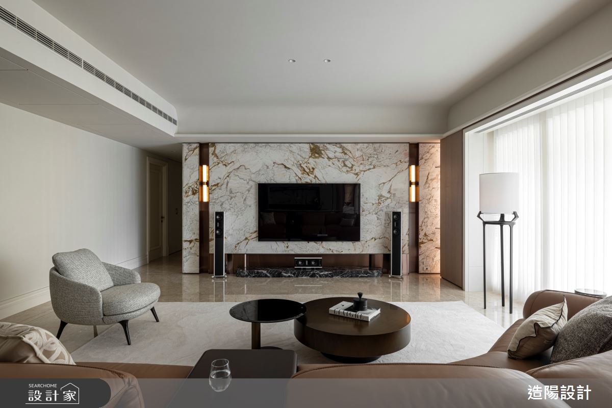 155坪新古屋(10年以下)＿現代風客廳案例圖片＿造陽設計＿造陽_Light in Harmony 拾光續境之3