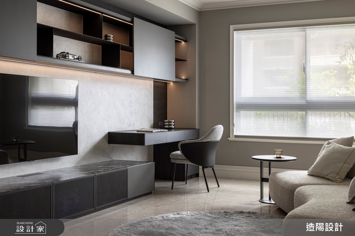 155坪新古屋(10年以下)＿現代風客廳案例圖片＿造陽設計＿造陽_Light in Harmony 拾光續境之15