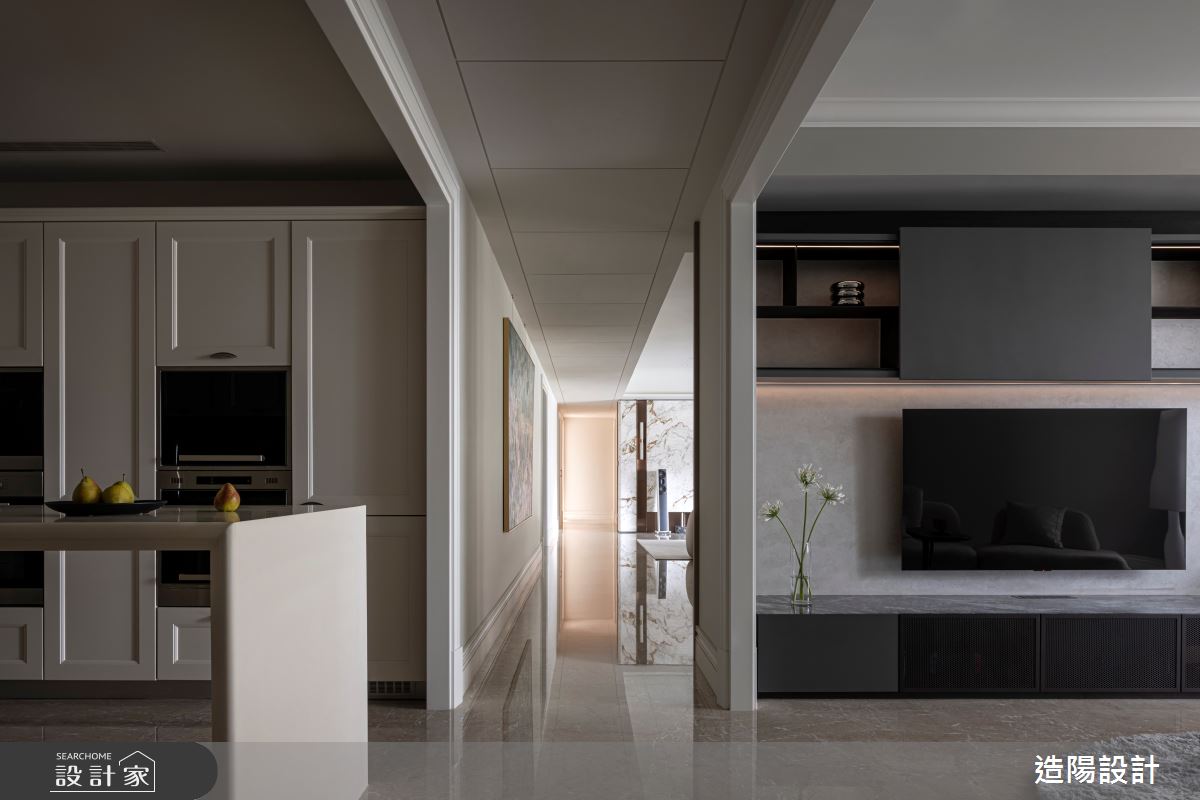 155坪新古屋(10年以下)＿現代風走廊案例圖片＿造陽設計＿造陽_Light in Harmony 拾光續境之13