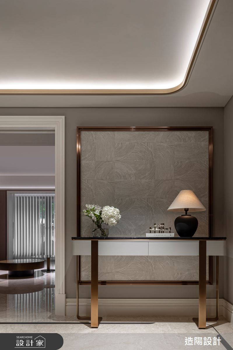 155坪新古屋(10年以下)＿現代風玄關案例圖片＿造陽設計＿造陽_Light in Harmony 拾光續境之1