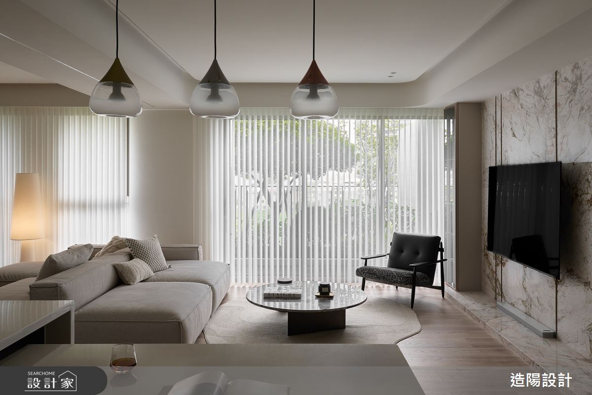 新成屋(5年以下)＿現代輕奢風客廳餐廳案例圖片＿造陽設計＿造陽_光羽之所之4