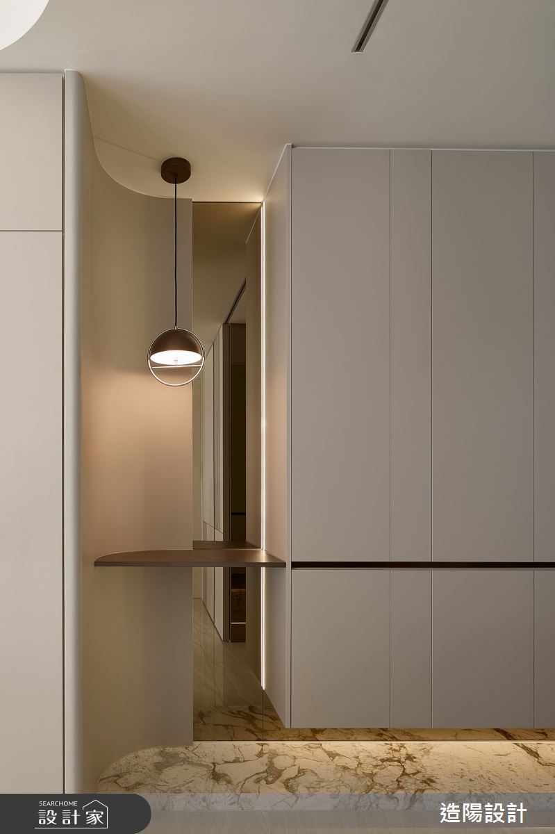 新成屋(5年以下)＿現代輕奢風玄關案例圖片＿造陽設計＿造陽_光羽之所之2
