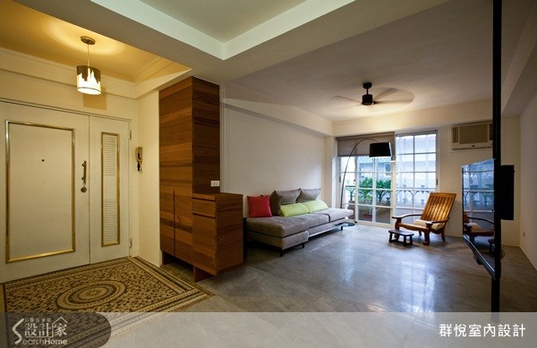 50坪老屋(16~30年)＿休閒風客廳案例圖片＿群悅設計工程有限公司＿群悅_01之2