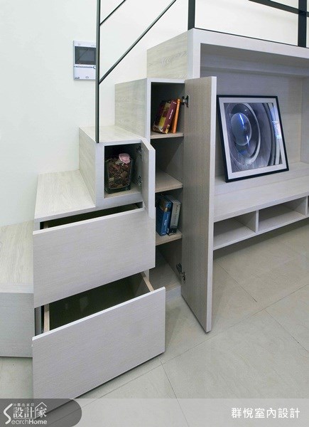 18坪新成屋(5年以下)＿簡約風客廳案例圖片＿群悅設計工程有限公司＿群悅_02之8